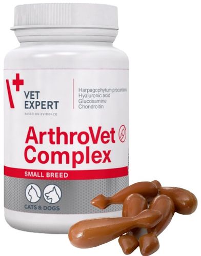 VetExpert ArthroVet HA Complex Small breed & cats 60kapsułek na Arena.pl