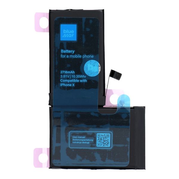 Bateria do iPhone X 2716 mAh Blue Star HQ zdjęcie 1