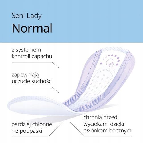 Wkładki dla kobiet Seni Lady Normal 30 sztuk na Arena.pl