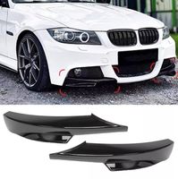 SPLITTER FLAPS CZARNY DLA BMW E90 E91 2009-2013 LIFT LCI DOKŁADKA M PAKIET