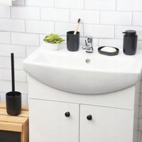 Zestaw łazienkowy akcesoria do WC kosz mydelniczka Altom Design 5 elementów