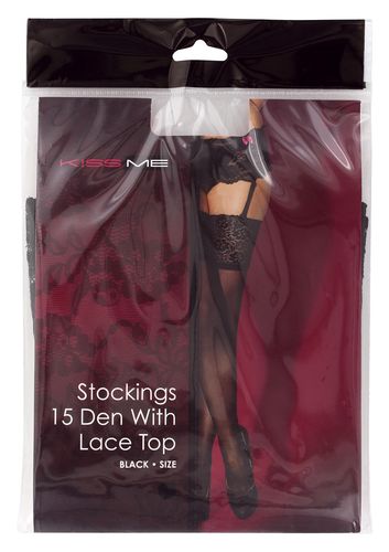 bielizna pończochy czarne s/m kiss me na Arena.pl