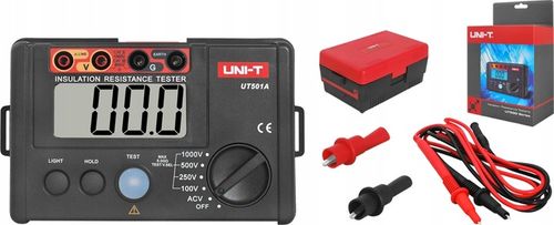 PROFESJONALNY MIERNIK REZYSTANCJI IZOLACJI UNI-T UT501A AUTOMAT na Arena.pl
