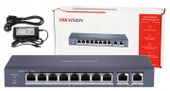 SWITCH PoE HIKVISION 8x POE 2x LAN 100Mps do kamer