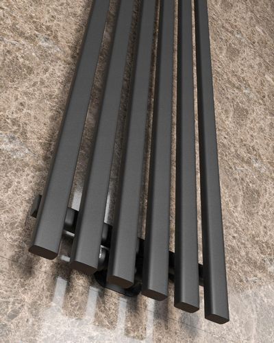 GRZEJNIK DEKORACYJNY MIKI 100/45 CZARNY STRUKTURA na Arena.pl