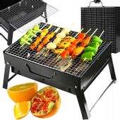 GRILL OGRODOWY TURYSTYCZNY PRZENOŚNY WĘGLOWY DUŻY