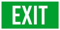Tabliczka Grawerowana zielona 20x10 znak BHP na drzwi EXIT twój napis