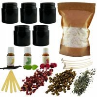 Zestaw do robienia swiec DIY wosk sojowy