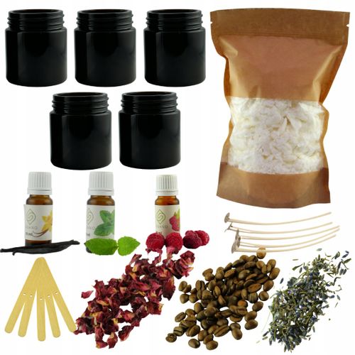 Zestaw do robienia swiec DIY wosk sojowy na Arena.pl