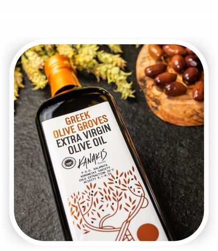 Oliwa Extra Virgin Grecka Delikatna Tradycyjna 1l - ŚWIEŻY ZBIÓR 2024/2025 na Arena.pl