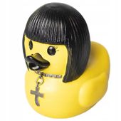 Kaczka KĄPIELOWA GOTHIC duck HEAVY METAL Goth Thicc Czarna WANNY PREZENT