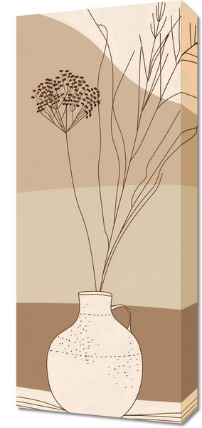 Obraz 30x70cm Kojący Wazon zdjęcie 1