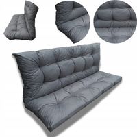 Wodoodporna poduszka ogrodowa na huśtawkę ławkę 120x60x50 wygodna KOLORY