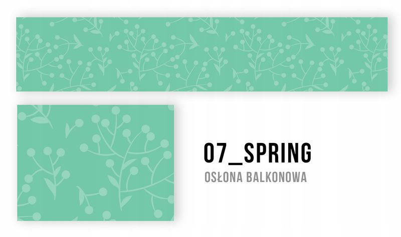 OSŁONA BALKONOWA MATA NA BALKON BIAŁA Z GRAFIKĄ BARIERKA WYMIAR zdjęcie 14