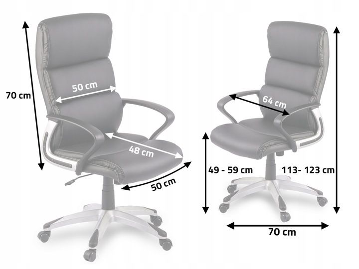 FOTEL BIUROWY OBROTOWY KOMFORTOWY KRZESŁO BIUROWE zdjęcie 4