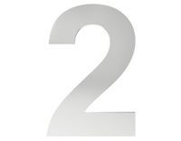 PRZYKRĘCANE OZNACZENIE BUDYNKU CYFRA 2