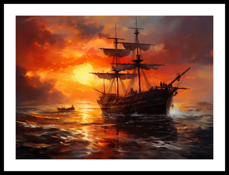 Plakat 55x40cm Ogień na Wodzie zdjęcie 3