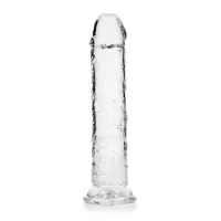 realrock crystal clear 23 cm - model z przyssawką, transparentny