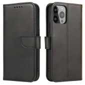 etui magnet case do samsung s24 plus z klapką i portfelem - czarne