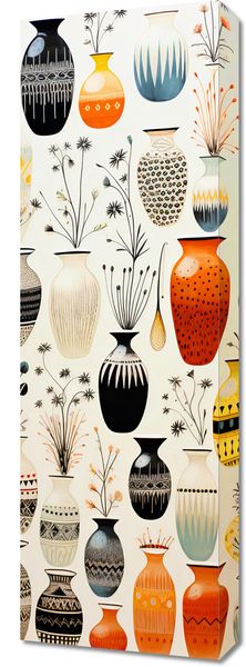 Obraz 30x90cm Symfonia Wazonów zdjęcie 1