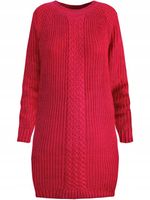 Cieplutki długi sweterek tunika sukienka