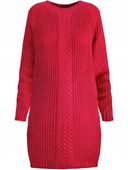 Cieplutki długi sweterek tunika sukienka