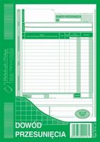 DRUK 310-3 DOWÓD PRZESUNIĘCIA