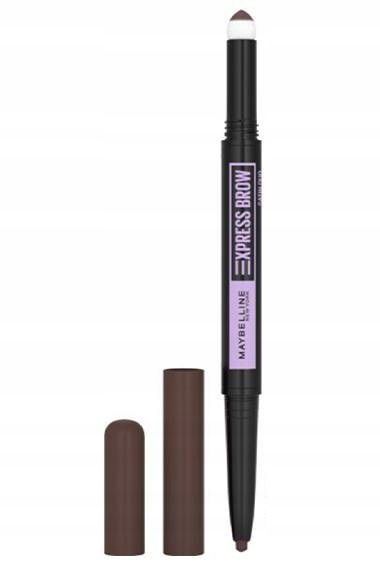 MAYBELLINE Dwustronna kredka do brwi Express Brow Satin Duo Dark Brown zdjęcie 1