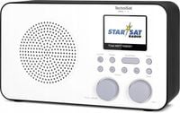 Radio przenośne TechniSat VIOLA 2 C IR DAB+ Internetowe Wi-Fi Biało-czarny