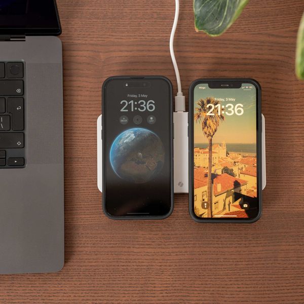Spacecase Wireless Dual Charger Magcharge Wm3W White zdjęcie 11