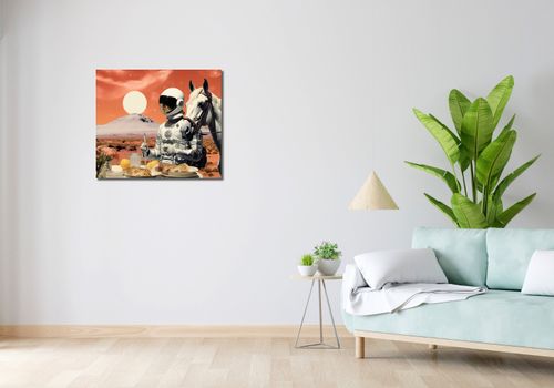 Obraz 70x60cm Obiad na Marsie na Arena.pl