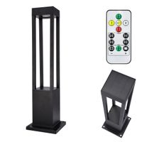 lampka słupek ogrodowa 20 led solarna 60cm stojąca na pilot 3 tryby światła