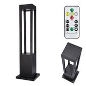 lampka słupek ogrodowa 20 led solarna 60cm stojąca na pilot 3 tryby światła