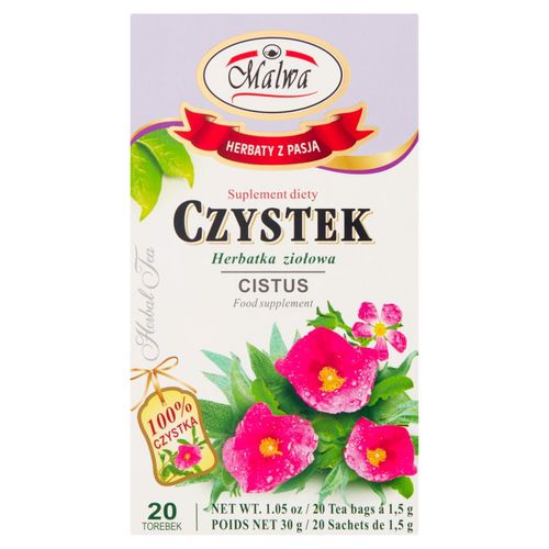 Malwa Suplement diety herbatka ziołowa czystek 30 g (20 x 1,5 g) na Arena.pl