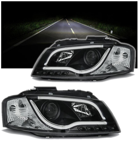 LAMPY REFLEKTORY DO AUDI A3 8P 8PA Od 2003 Do 2008 LED TUBE GRATIS Żarówki na Arena.pl