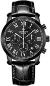 zegarek męski giewont chronograph sapphire czarny gw6260-a3