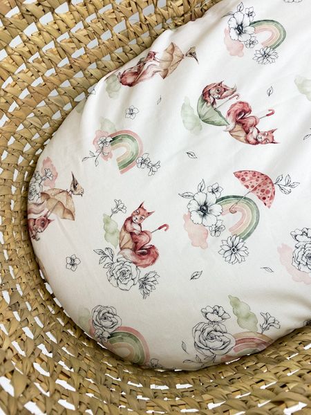 Prześcieradło z bawełny premium na gumce do kosza Mojżesza oraz gondol zdjęcie 1