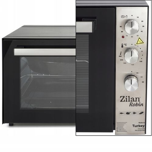 PIEKARNIK ELEKTRYCZNY MINI GRILL TIMER CZARNY 2000W 70L na Arena.pl