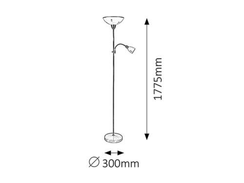 Lampa podłogowa Art flower na Arena.pl
