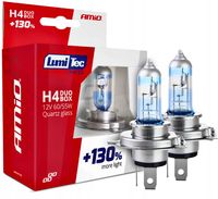 ŻARÓWKI H4 AMIO LumiTec LIMITED +130% 12V 60/55W