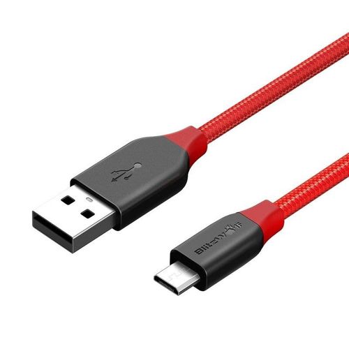 Kabel Micro USB AmpCore BlitzWolf BW-MC4 1m (czerwony) na Arena.pl