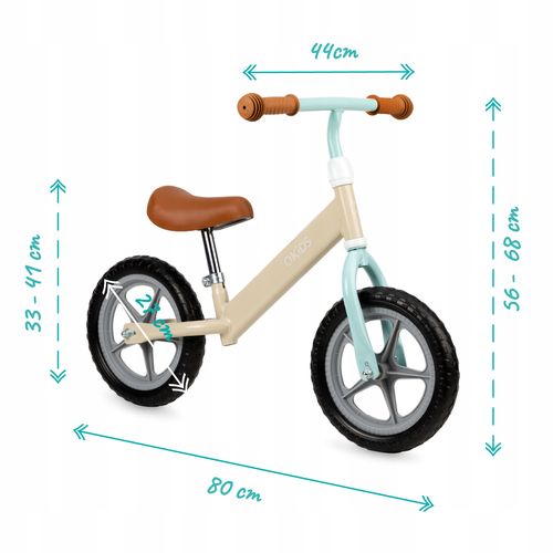 Qkids Fleet Rowerek Biegowy Cappuccino na Arena.pl