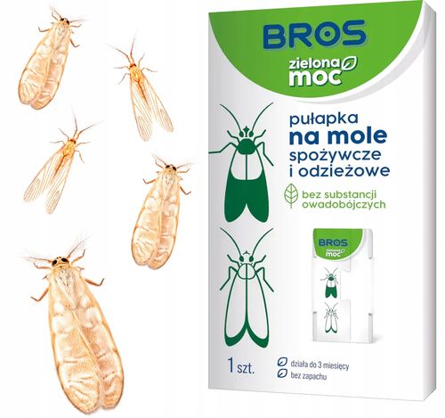 bros - zielona moc pułapka na mole spożywcze i odzieżowe - 10 szt. na Arena.pl