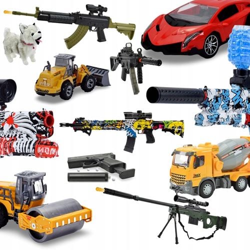 PISTOLET NA WODĘ ELEKTRYCZNY MIOTACZ DLA DZIECI ŁADOWANIE USB DUŻY ZASIĘG na Arena.pl