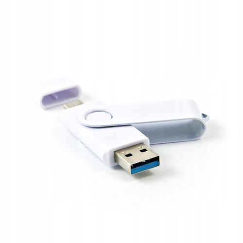 Pendrive prezent 64 GB 3.0 USB-C TYP C BIAŁY BEZ GRAWERA na Arena.pl