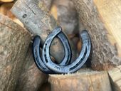 Oryginalna podkowa na szczęście retro prezent