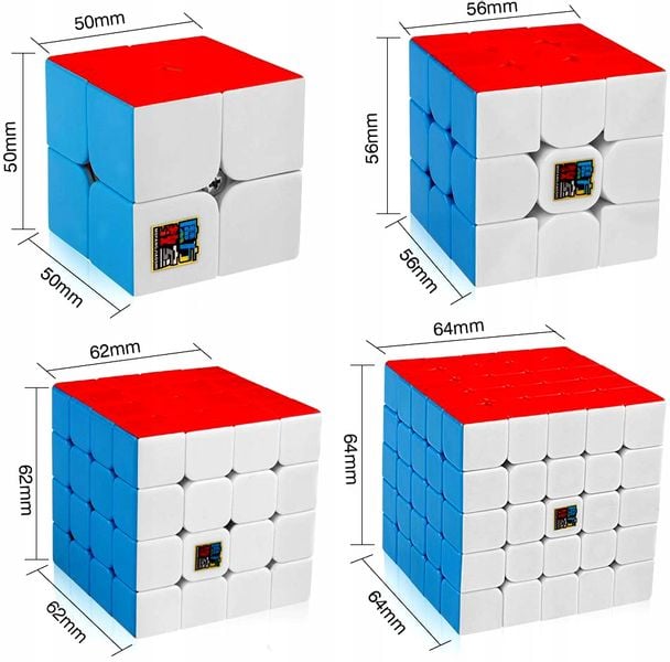 ORYGINALNA KOSTKA RUBIKA ZESTAW 2x2 3x3 4x4 5x5 zdjęcie 3