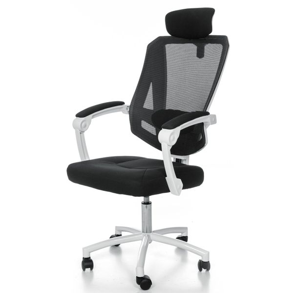 Fotel biurowy 8606 Biały zdjęcie 8