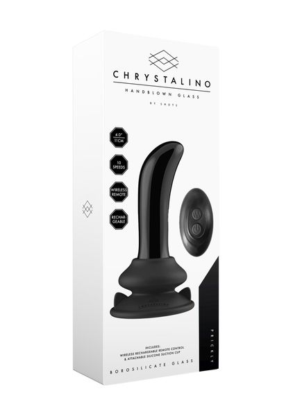 Prickly - With Suction Cup and Remote - 10 Speed - Black zdjęcie 9