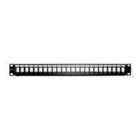Qoltec Patch panel 24 porty | UTP blank